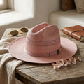 White Vented Straw Cowboy Hat with Black Ribbon Band