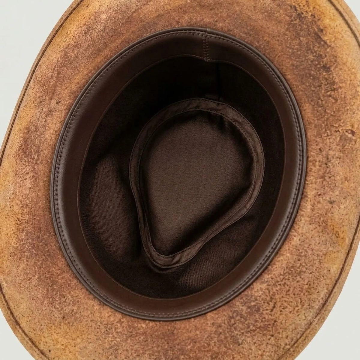 Western Cowboy Hat with Snake Print and Braided Jute Band