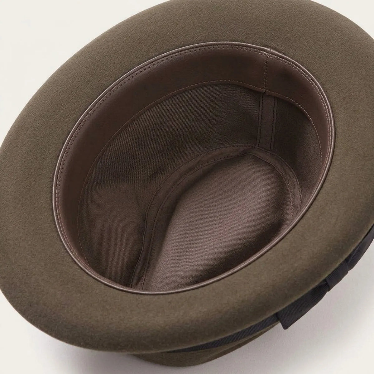 Unisex Wool Felt Fedora Hat with Classic Ribbon Band