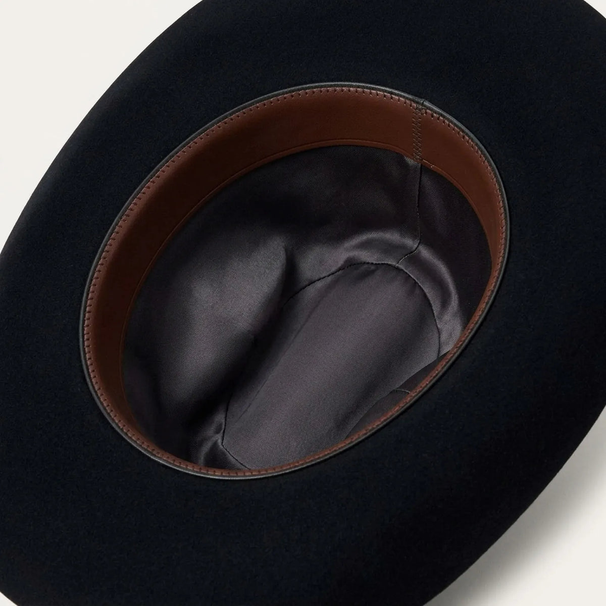Black Felt Cowboy Hat with Studded Band - Western Style