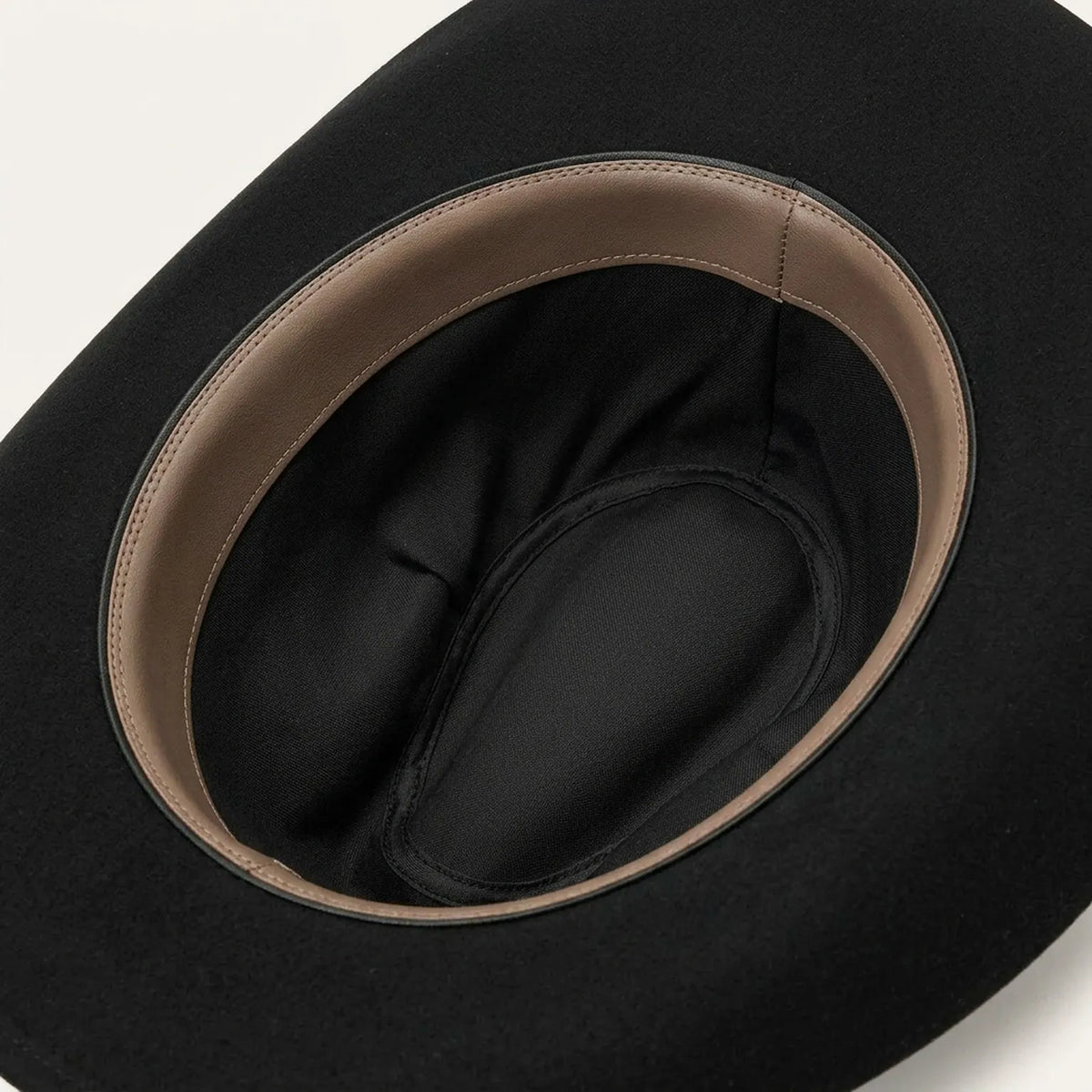 Unisex Black Cowboy Hat with Studded Leather Band