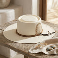 Dusty Rose Straw Sun Hat with Cut-Out Pattern and Band