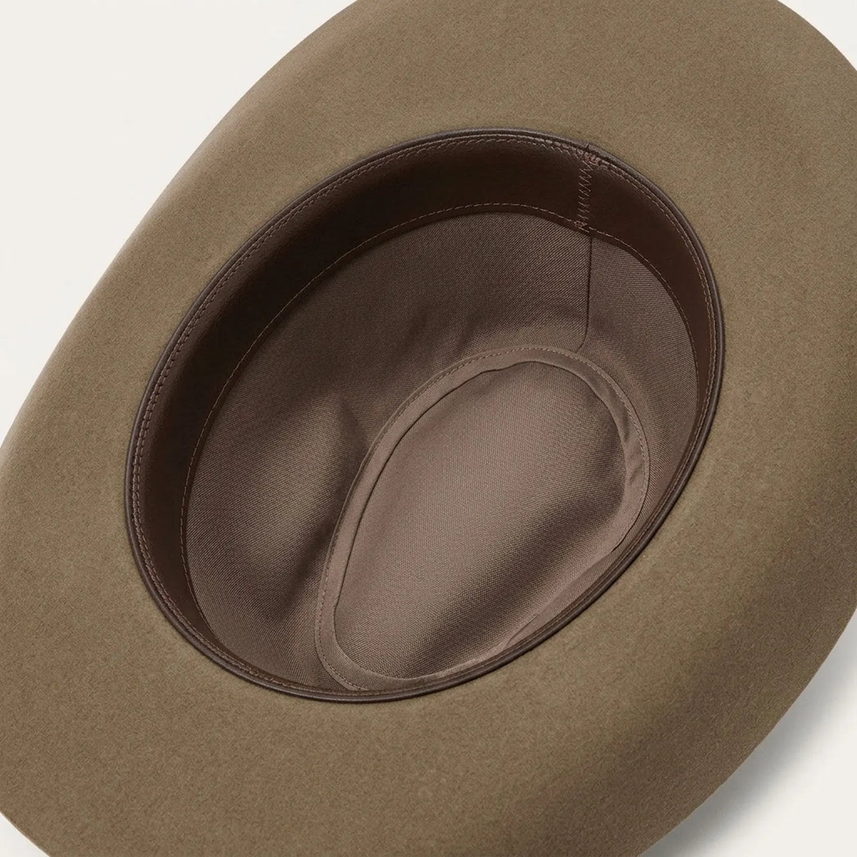 Tan Wool Felt Cowboy Hat With Braided Band Detail