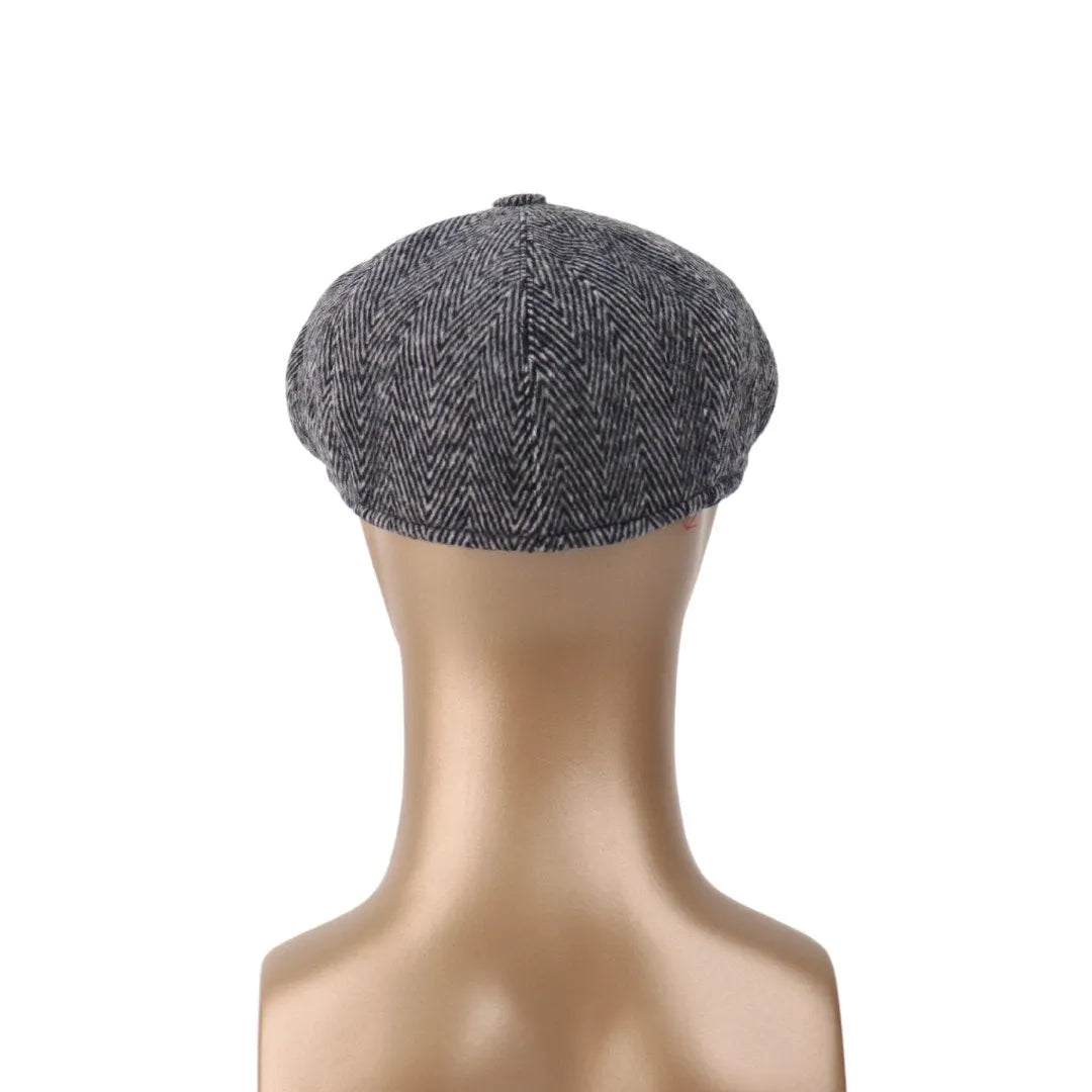 Peaky Blinders Hats,Handmade Wool Newsboy Cap: Vintage Style Gatsby Hat