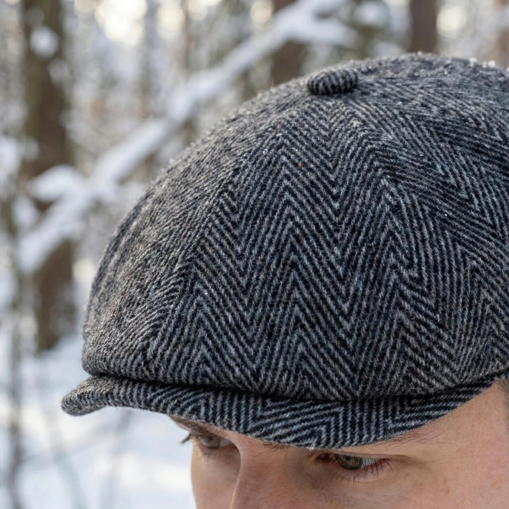 Peaky Blinders Hats,Handmade Wool Newsboy Cap: Vintage Style Gatsby Hat