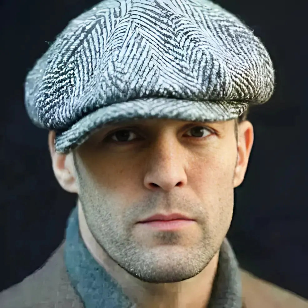 Peaky Blinders Hats,Handmade Wool Newsboy Cap: Vintage Style Gatsby Hat