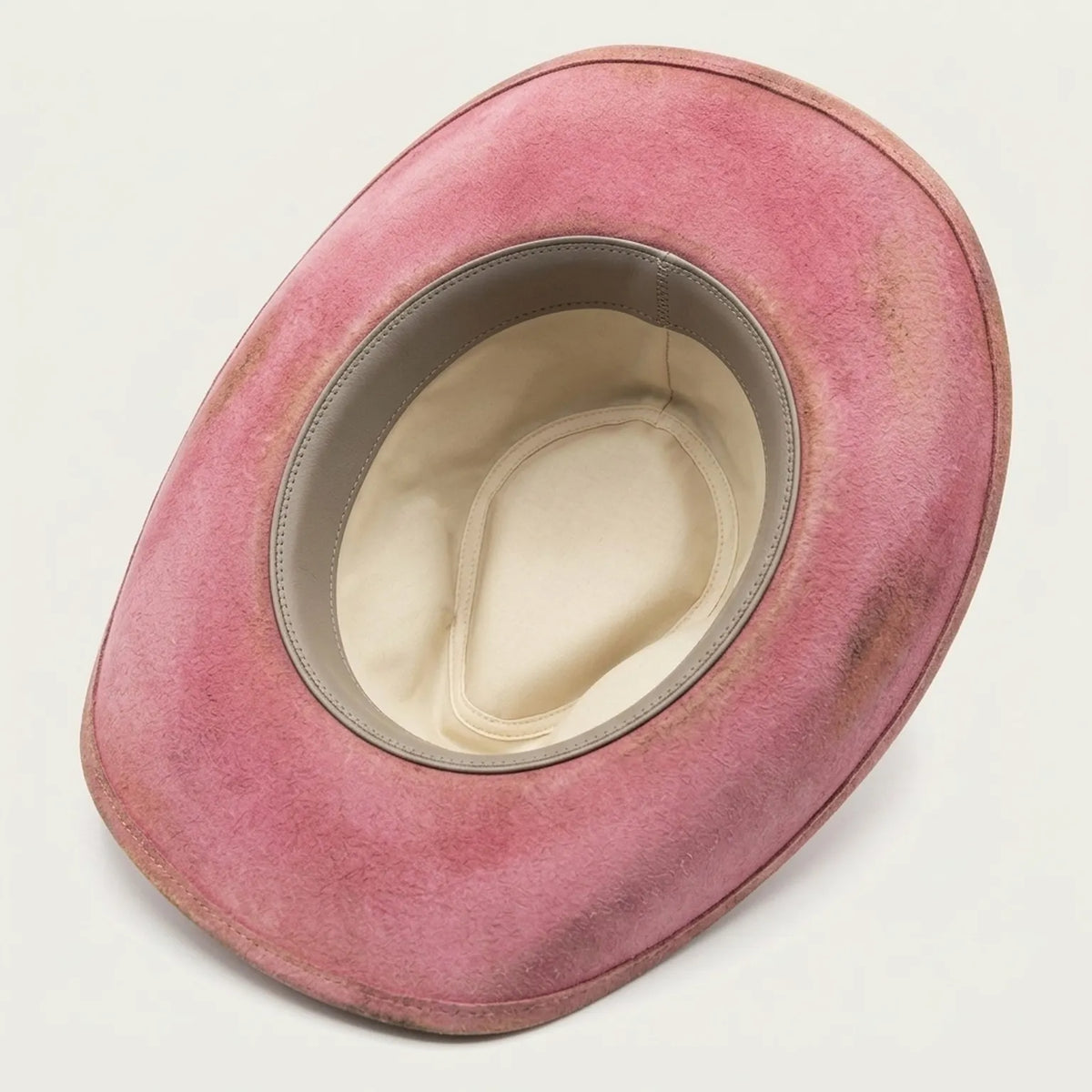 Pink Cowboy Hat Snakeskin Band Pink Bandana Rope Ties Western Style
