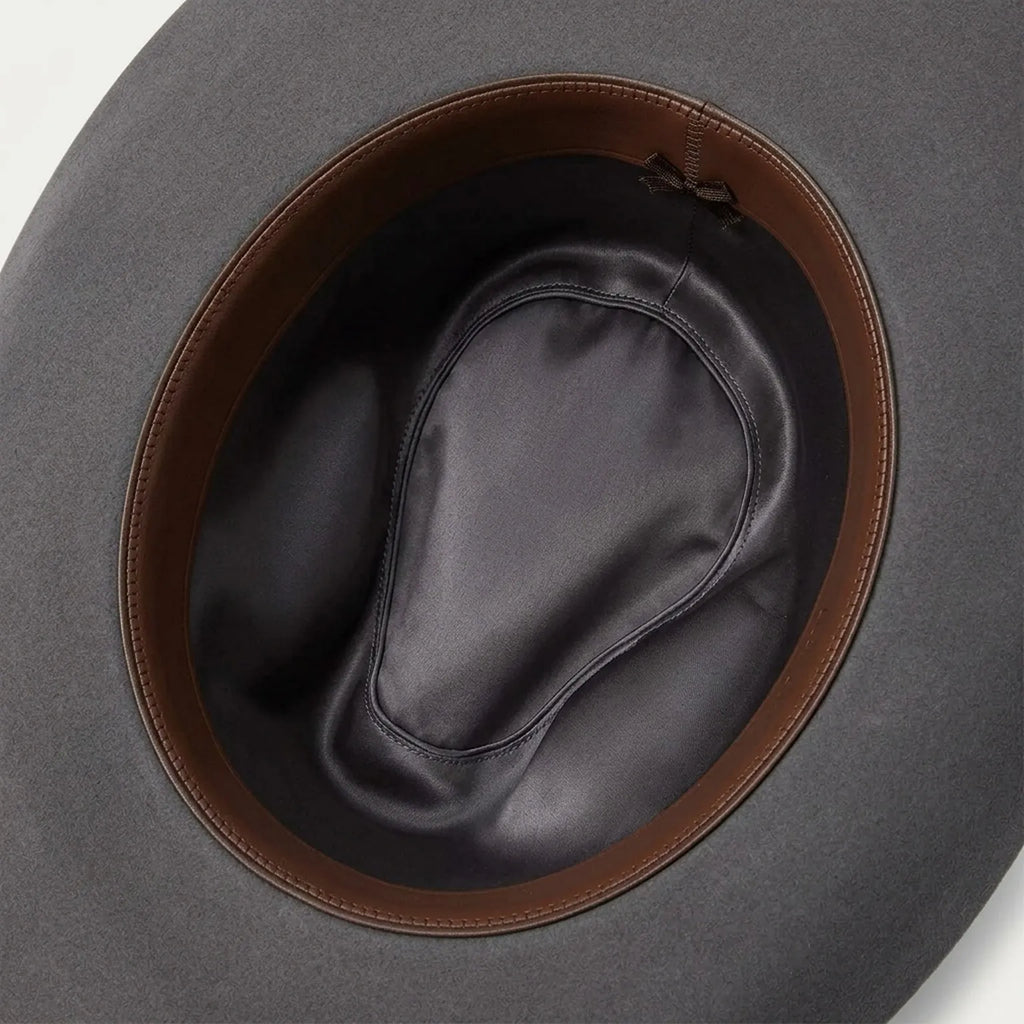 Charcoal Grey Felt Cowboy Hat with Classic Western Style